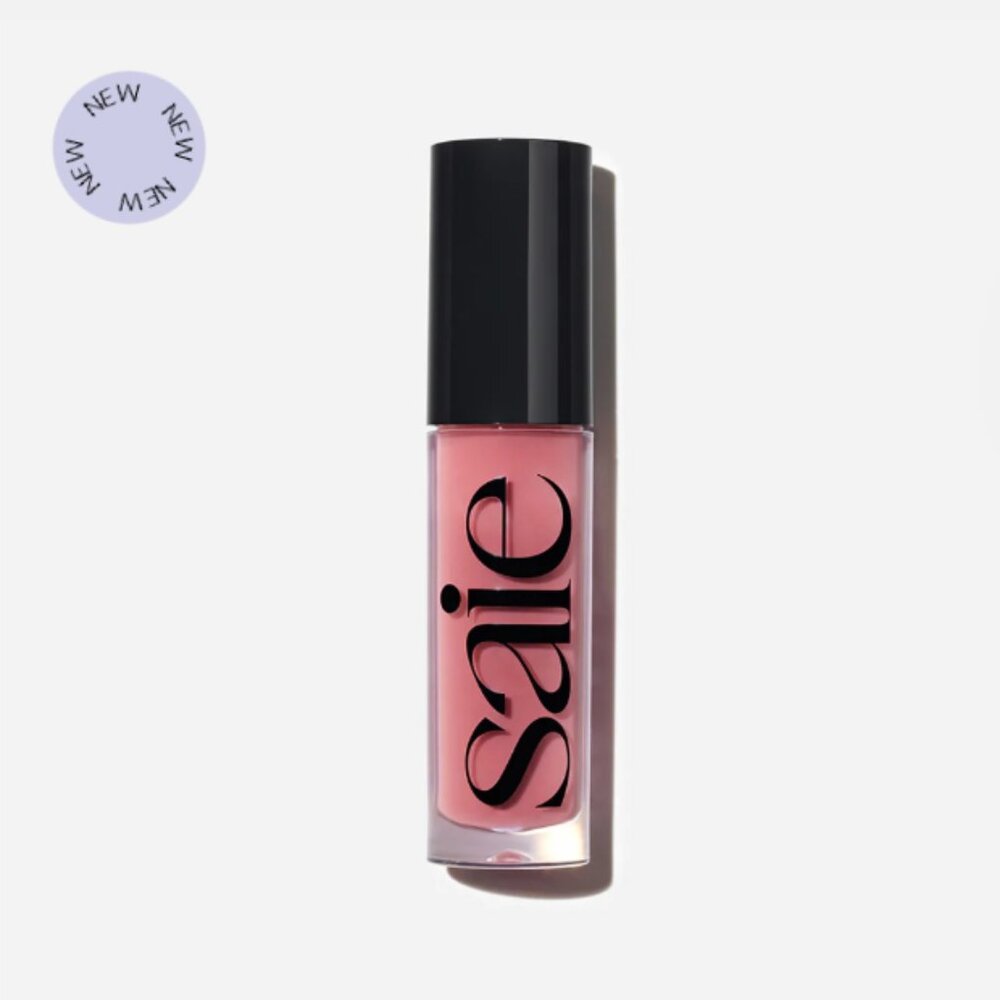 Saie Glossybounce High-Shine Hydrating Lip Gloss Oil | Kiss (clear) | NEW MAKEUP